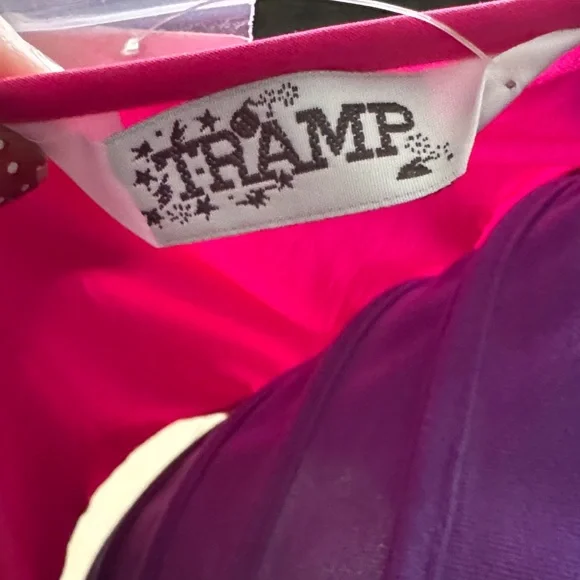 Tramp Fuchsia Ruffled Camisole - Picture 4 of 4